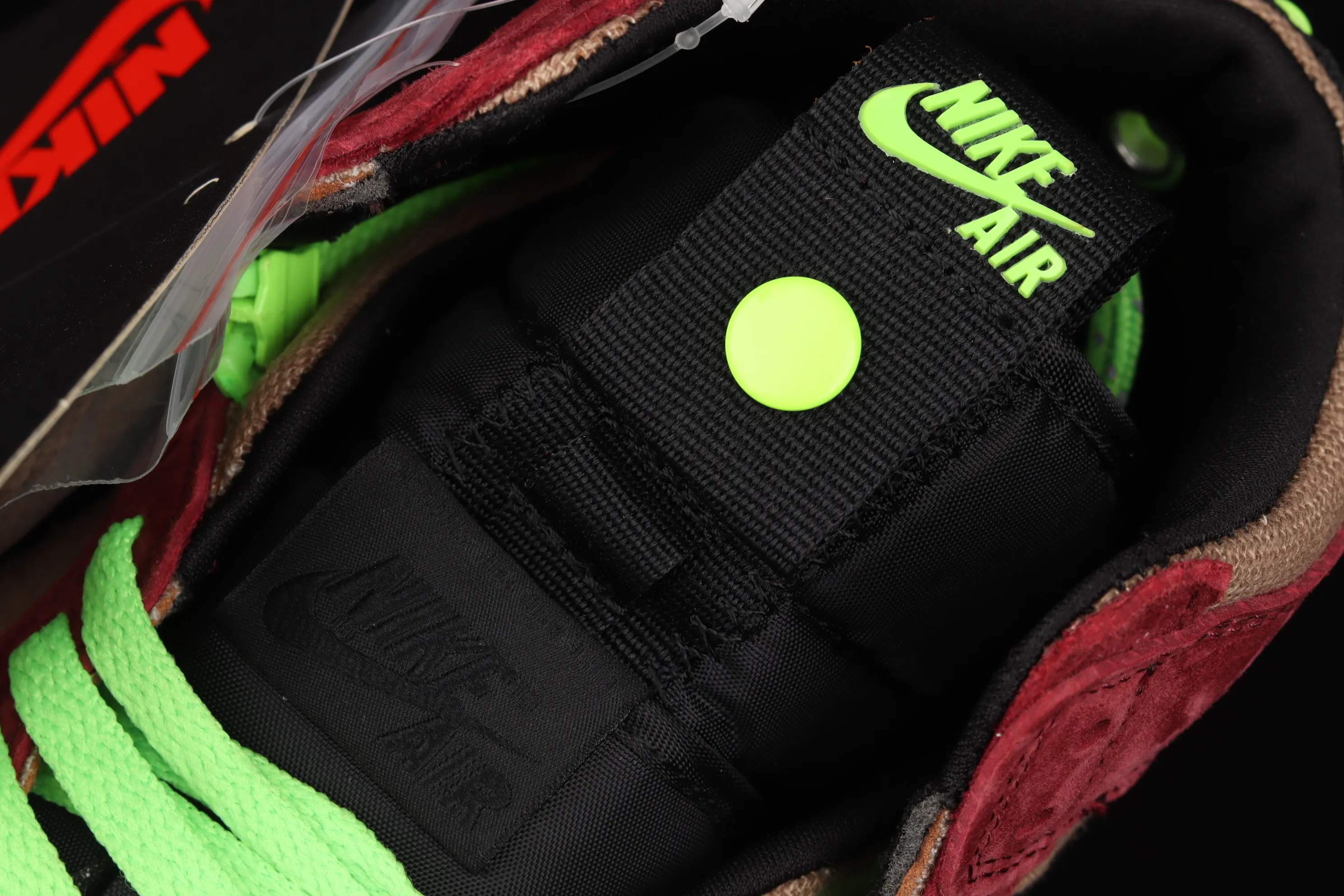 All categories Air Jordan Jordan series basketball shoes Air Jordan 1 High Z version Air Jordan 1 Switch AJ1 Joe 1 dark red zipper high-top cultural basketball shoes CW6576-600